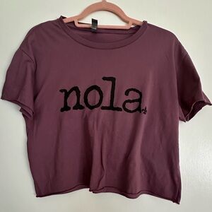 Next Level Apparel Crop T-Shirt Short Sleeve